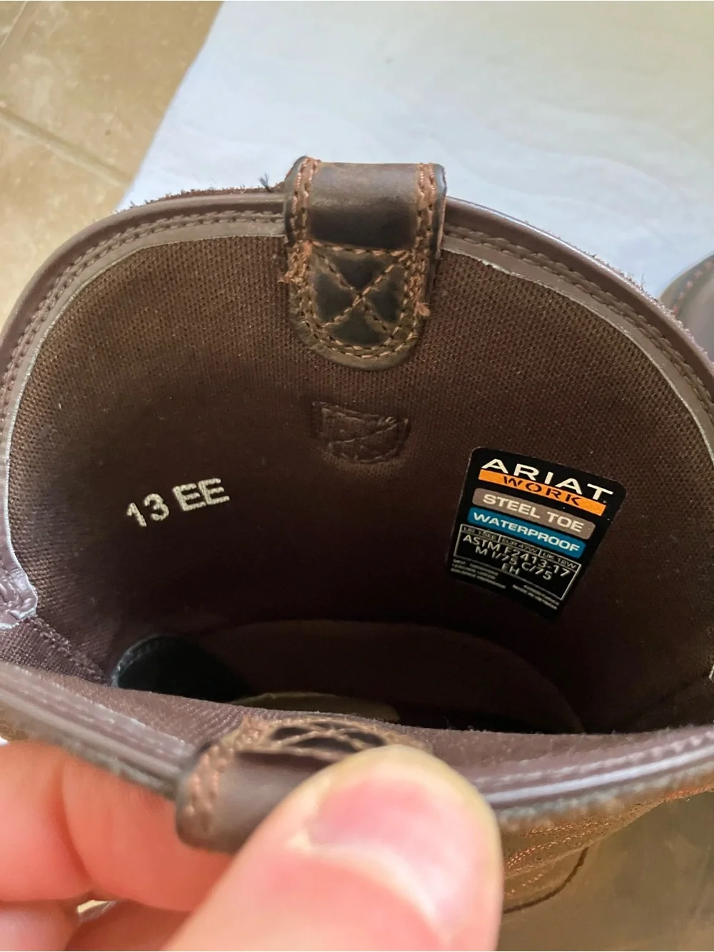 Ariat Brown Leather Western Cowboy Boots